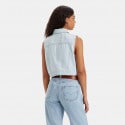 Levi's Utility Vest Med Indigo Γυναικεία Denim Ζακέτα