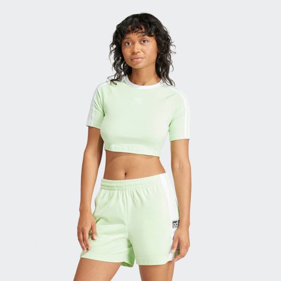 adidas Originals 3 Stripe Baby Tee Women's Cropped T-shirt