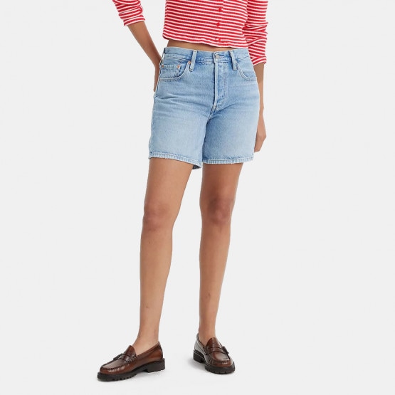 Levi's 501® Mid Thigh Short Med Indigo - Worn In