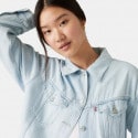 Levi's Featherweight Trucker Med Indigo - Worn In