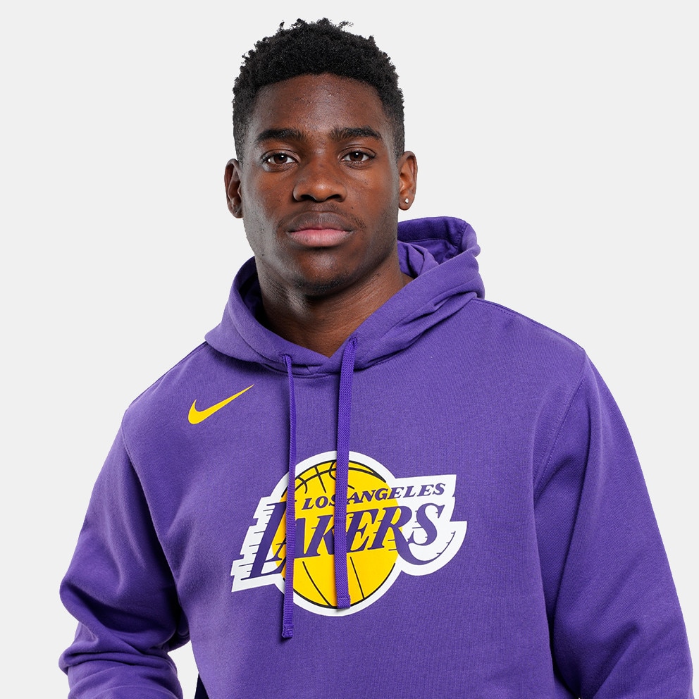 Nike NBA Los Angeles Lakers Club Ανδρική Μπλούζα με Κουκούλα