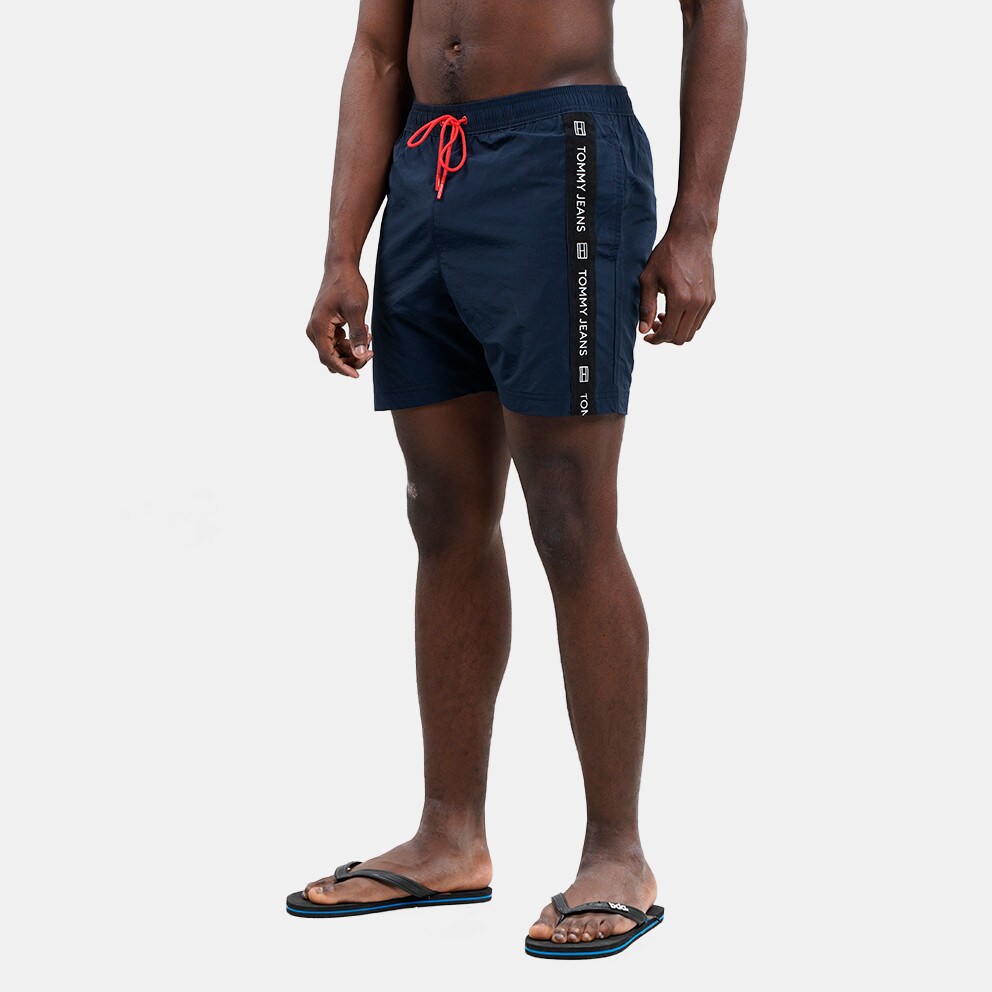 Tommy Jeans Medium Drawstring Side Tape Μen's Swim Shorts