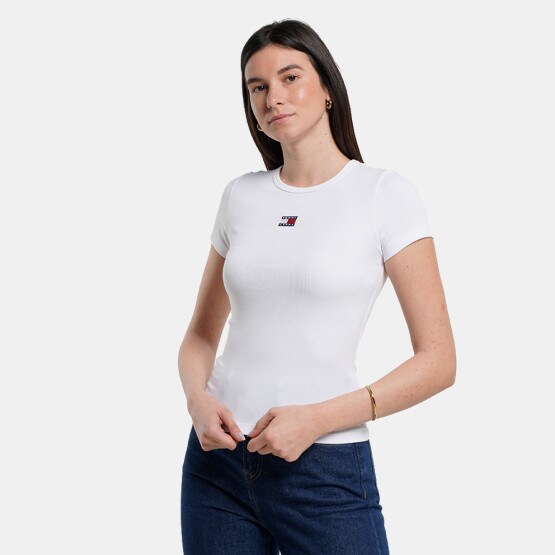 Tommy Jeans Slim Badge Rib Women's T-Shirt
