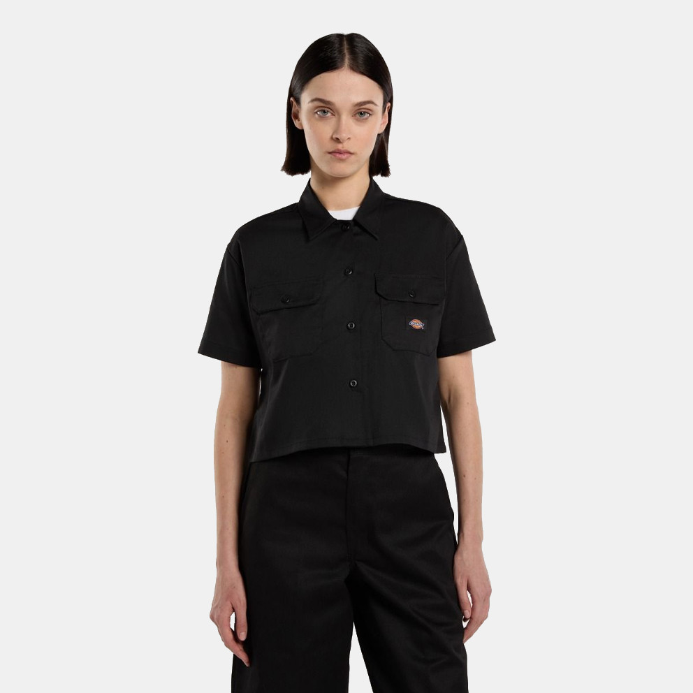 Dickies Women's Cropped  Short Sleeved Shirt