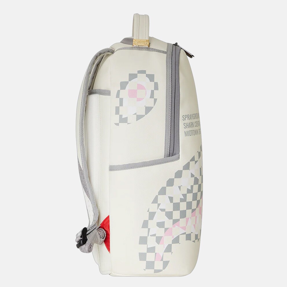 Sprayground Cream Check Shark Central Τσάντα Πλάτης