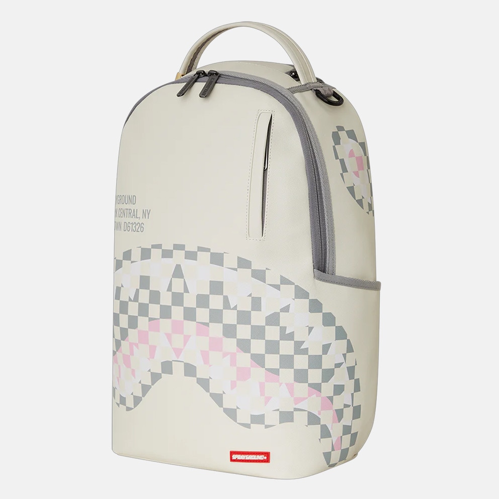 Sprayground Cream Check Shark Central Τσάντα Πλάτης