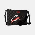 Sprayground Unfinished Shark Pouchette Γυναικεία Τσάντα Χιαστί