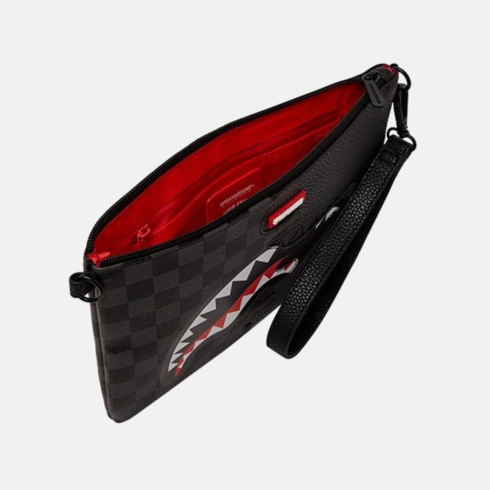Sprayground Unfinished Shark Pouchette Γυναικεία Τσάντα Χιαστί