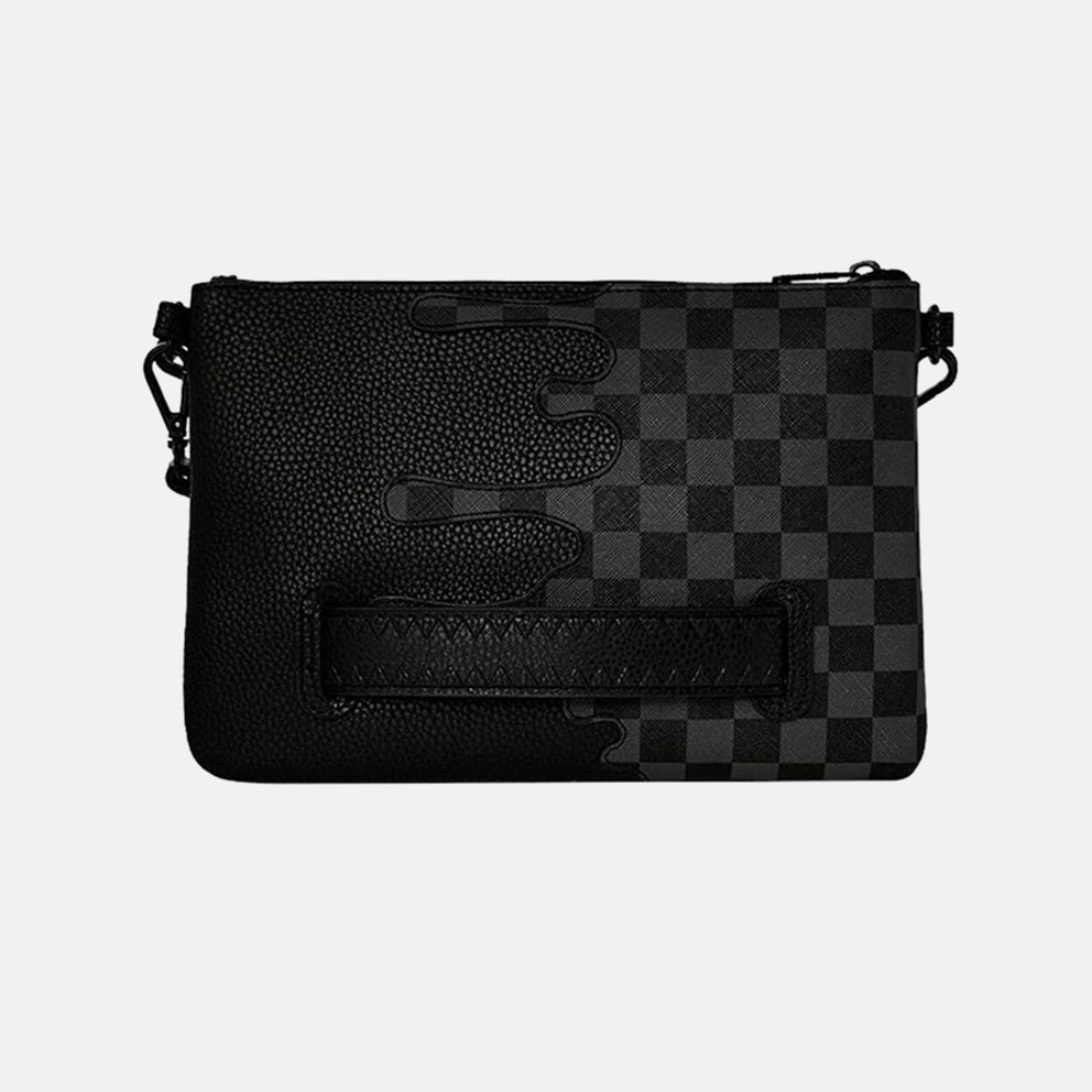 Sprayground Unfinished Shark Pouchette Γυναικεία Τσάντα Χιαστί