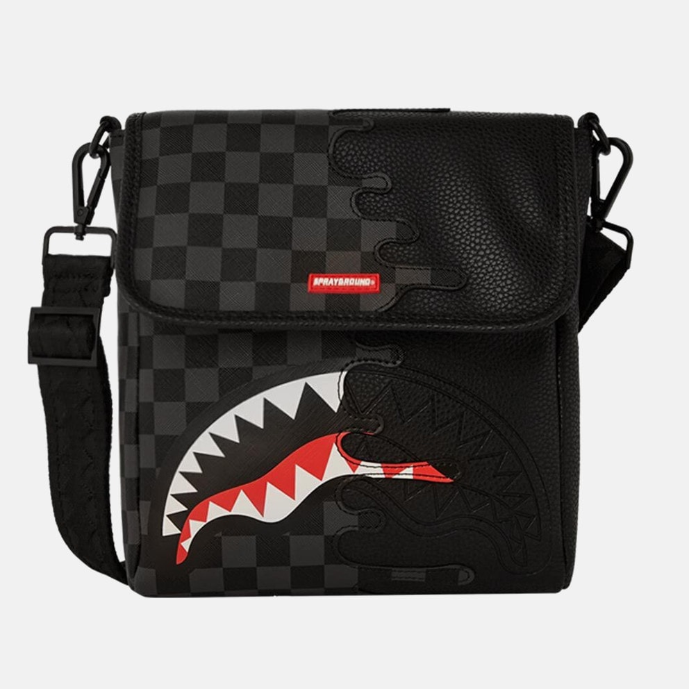 Sprayground Unfinished Shark Messenger Sling Γυναικεία Τσάντα Μέσης