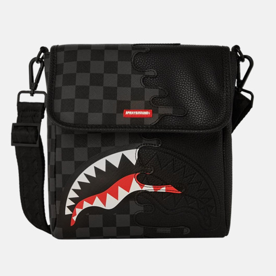 Sprayground Unfinished Shark Messenger Sling Γυναικεία Τσάντα Μέσης