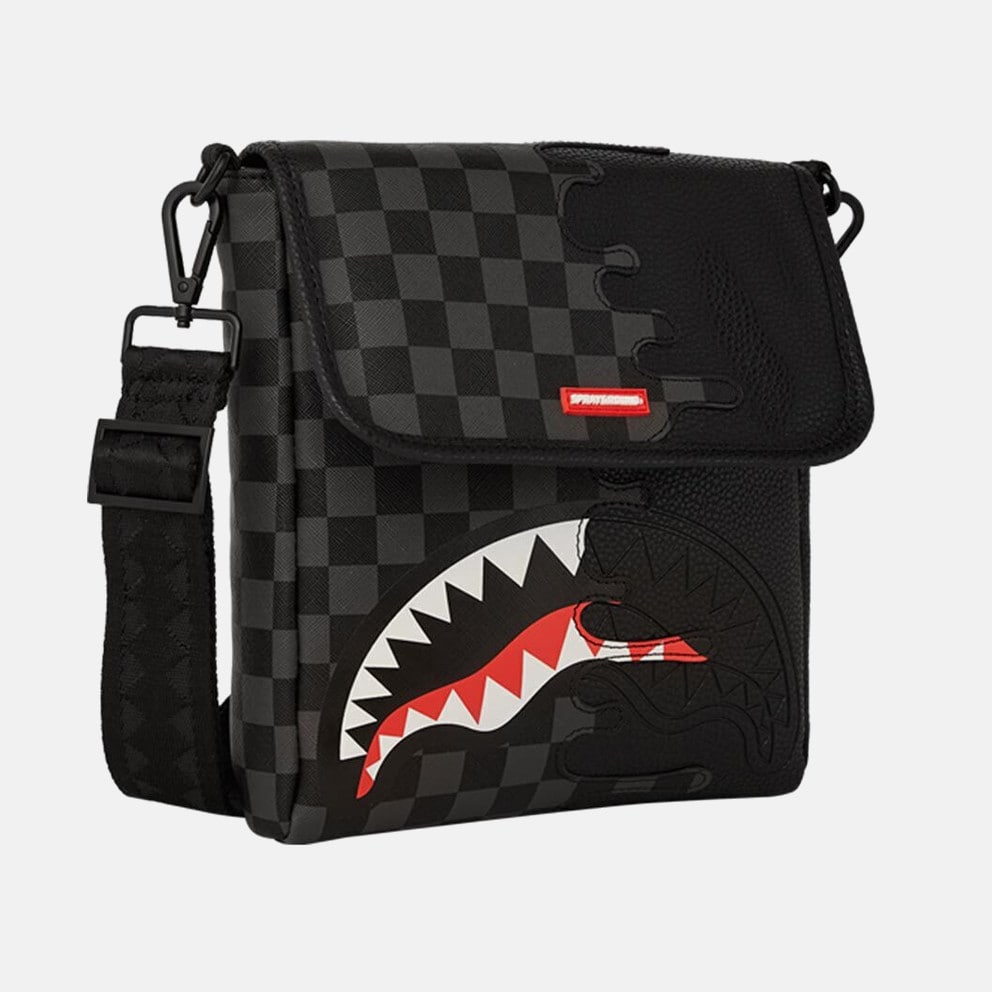 Sprayground Unfinished Shark Messenger Sling Γυναικεία Τσάντα Μέσης