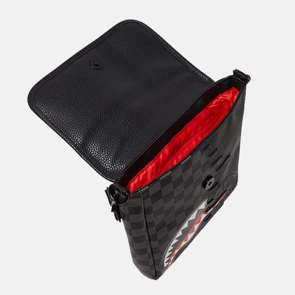 Sprayground Unfinished Shark Messenger Sling Γυναικεία Τσάντα Μέσης