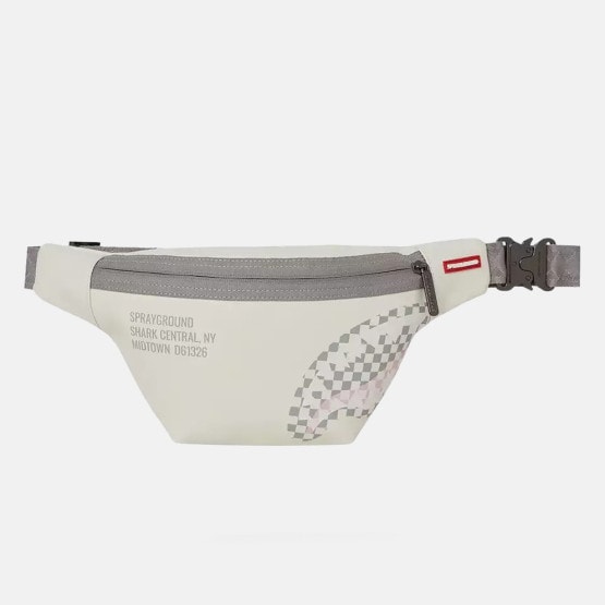 Sprayground Cream Check Shark Central Γυναικεία Τσάντα Μέσης
