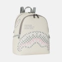 Sprayground Cream Check Shark Central Savage Τσάντα Πλάτης