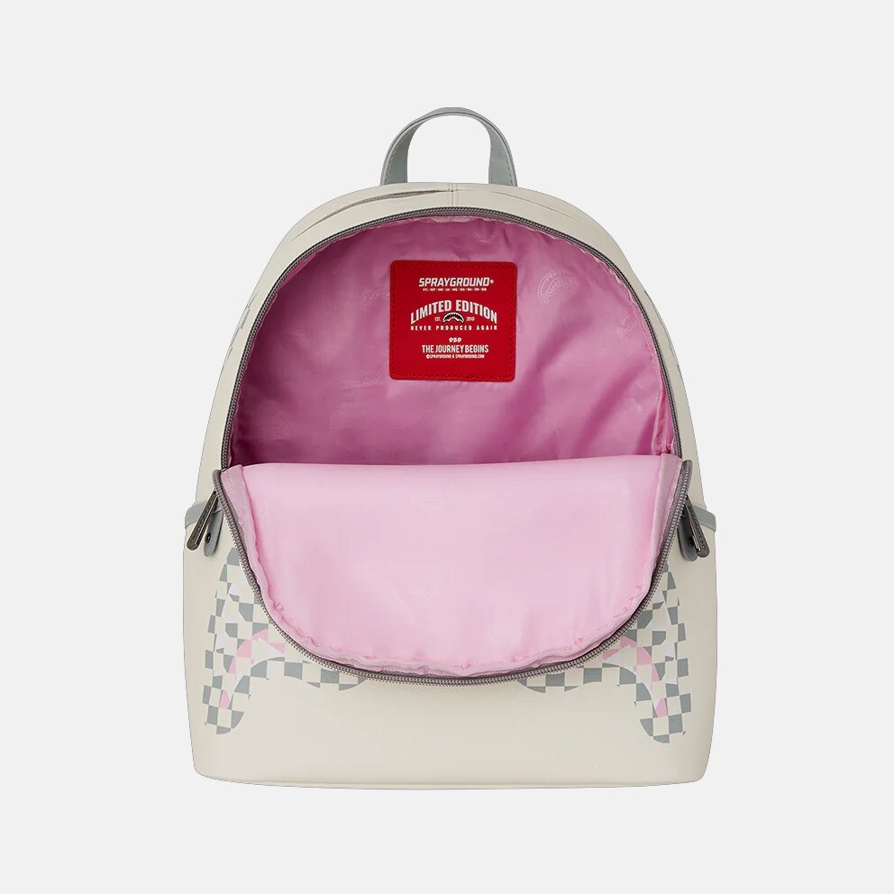 Sprayground Cream Check Shark Central Savage Τσάντα Πλάτης