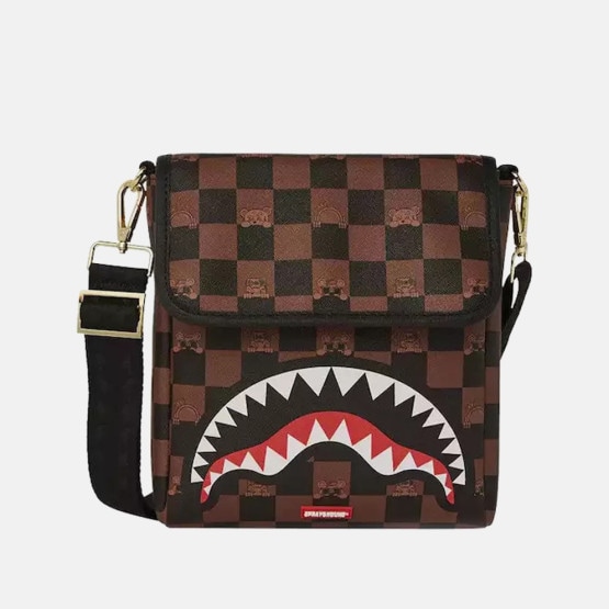 Sprayground Peeking Character Check Messenger Sling Γυναικεία Τσάντα Μέσης