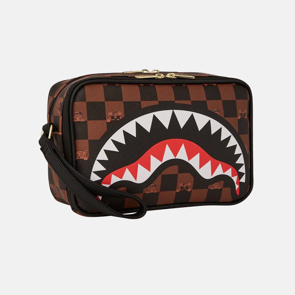 Sprayground Peeking Character Check Women's Toiletry Bag