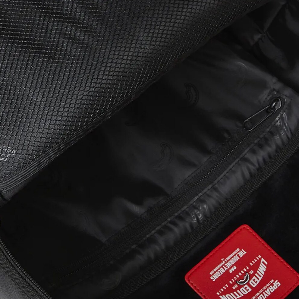Sprayground Gold Stripes Black Backpack