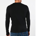 Tommy Jeans Long SLeeved Ribbed Organic Cotton Ανδρικό T-Shirt